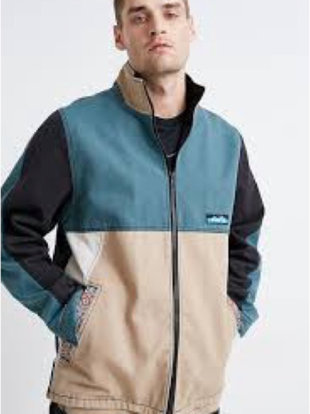 KAVU Barnof Ugly Colour Block Jacket size XL